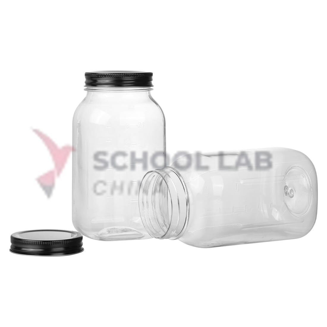 Clear Glass Jar with Screw Cap - 500ml